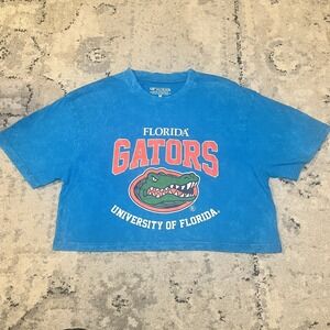 NWOT Florida Gators T Shirt Blue Size Medium Cropped University of Florida